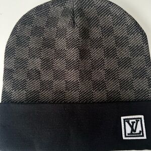 Louis Vuitton Dark Gray Knit Beanie